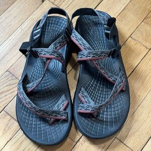 Chaco ZX/2 Classic Sandals Black Gray Red Strappy Sport Hiking Casual Comfort 12
